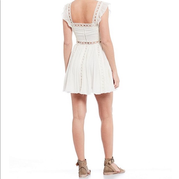 F.P. “Verona Crochet Flutter Strap A-Line Mini” - Picture 6 of 9